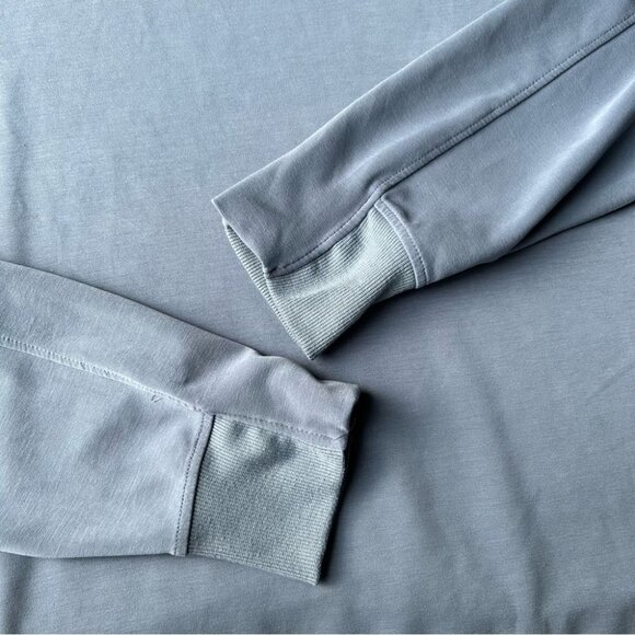 Everyday Sunday Blue  Mockneck Boxy Fit Sweatshirt - Picture 15 of 16